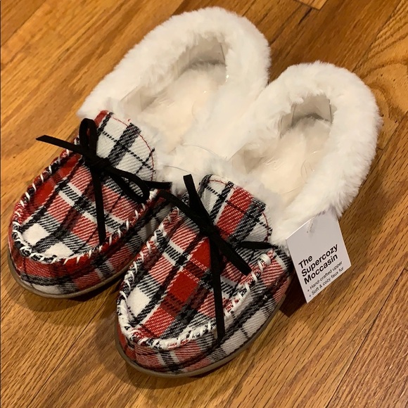 Sonoma Shoes - New Women's Sonoma Plaid Moccasin Comfy Slippers